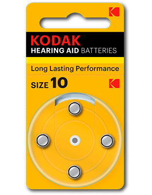 pilas de audífono Kodak P10 PR70